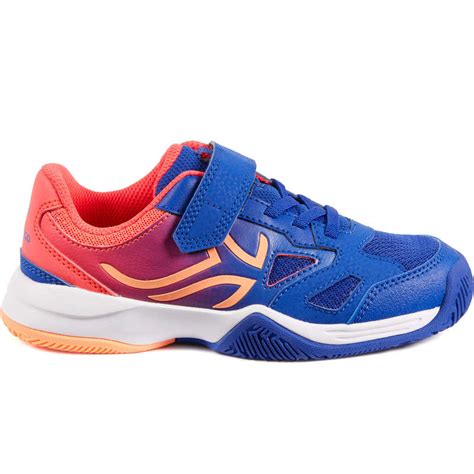 Tennisschuhe für herren von asics unterstützen sie dabei, über sich selbst hinauszuwachsen. Tennisschuhe TS560 Turnschuhe Kinder indigo/pink ARTENGO ...