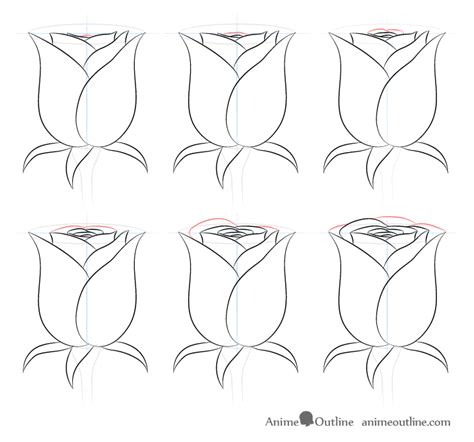 It's focus is on the anime and manga style but most of the tips and drawing examples can also be applied to traditional art. How to Draw a Rose Step by Step - AnimeOutline