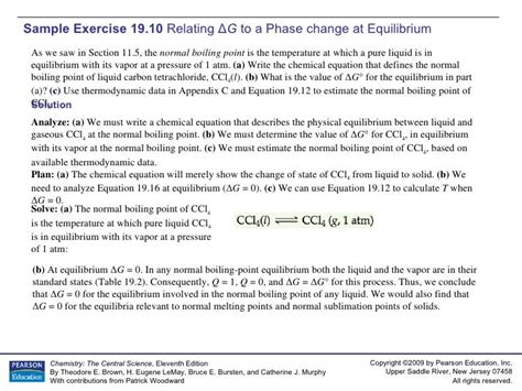 Ap Chemistry Chapter 19 Sample Exercises