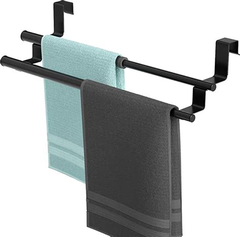 Towel Rack Over The Door Towel Rack Adjustable Double Towel Bar Holders
