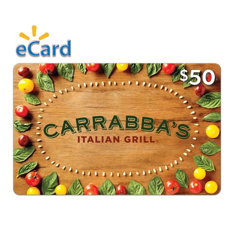 Carrabbas Italian Grill $50 eGift Card - Walmart.com