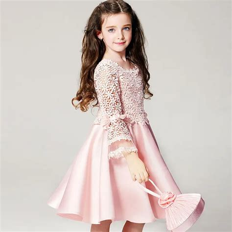 Children Dress 2016 Designer Toddler Girl Clothing Princess Lace Dress