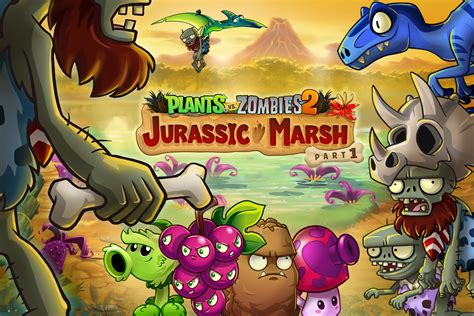 The zombies are back in plants vs. Plants vs. Zombies 2 Fall Update Adds New Dinosaurs - GameSpot