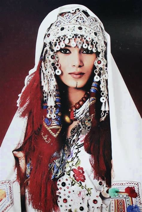 amazigh berber dress soussi traditional tirban moroccan handmade dress berber