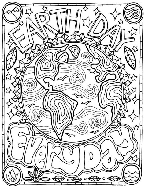 Free Earth Day Coloring Page - Earth Day Every Day!