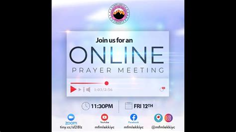 Online Prayer Meeting June 12th 2020 Youtube