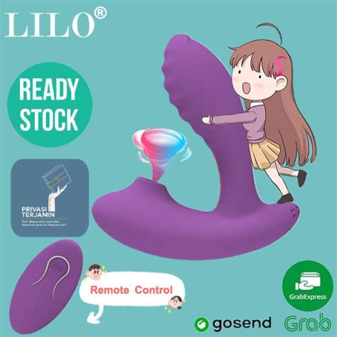 Jual Lilo Dildo Vibrator Remote Sexy Toys Wanita Alat Bantu Seksual