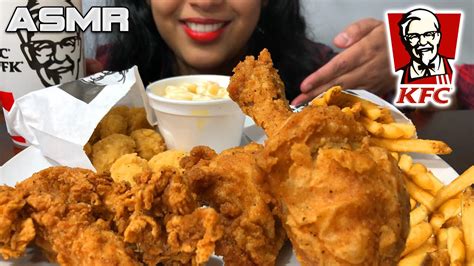 ASMR MOST POPULAR FOOD At KFC Fried Chicken Tenders Crispy Chicken