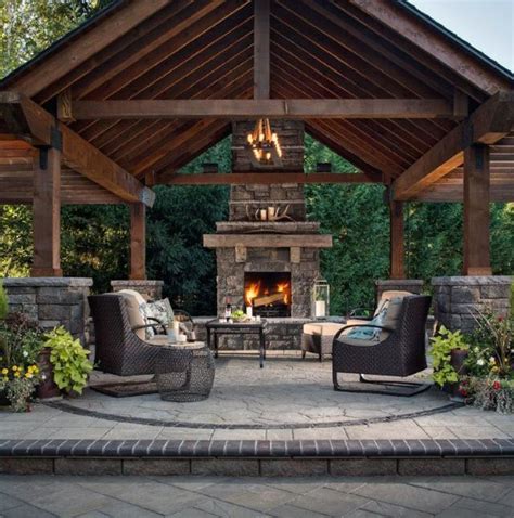 46 Backyard Outdoor Pavilion Ideas For Ultimate Comfort Backyard