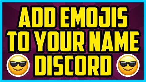 How to add custom emojis to discord server on iphone and android? How To Add Emojis To Your Name On Discord 2017 (QUICK ...