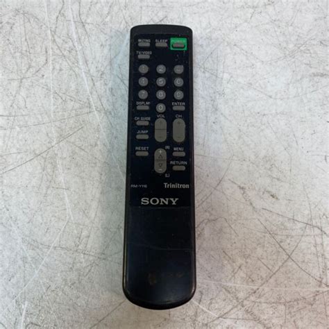 Sony Rm Y116 Trinitron Tv Remote Control Kv13m10 Kv21rd1 Kv32tw67