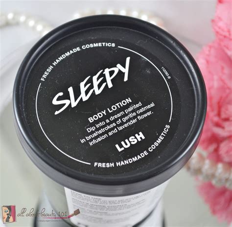 Lush Sleepy Body Lotion All About Beauty 101