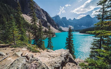Moraine Lake Banff Canada Wallpaper Nature And Landscape