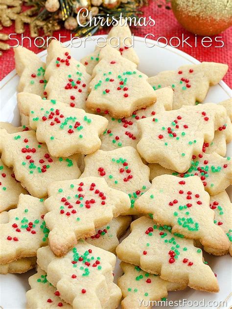 Almond slivers make the ears, licorice forms the tail, and chocolate decorating gel is all you need to create the eyes and nose. Christmas Shortbread Cookies | Recipe | Christmas recipes ...