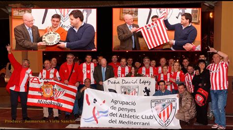 Athletic Club Bilbao Peña David Lopez En Valencia Youtube