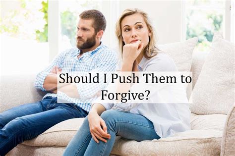 Should You Push Couples To Forgive Connected Marriage