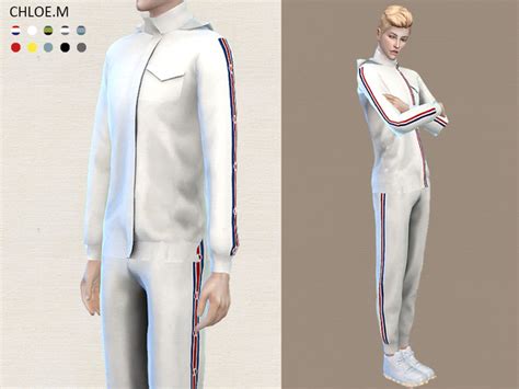 Sports Hoodie And Shorts Male By Chloemmm At Tsr Sims 4 Updates