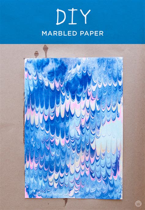 Make Your Own Marbled Paper Thinkmakeshare