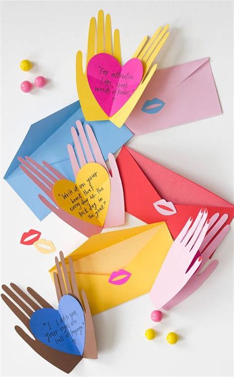 Print the heart template (download it here), cut out the heart. 20 DIY Mother's Day Cards - Homemade Mother's Day Cards