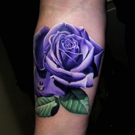 Purple Rose Tattoo Images Careavanschedule2018