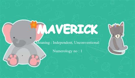 Maverick Name Meaning
