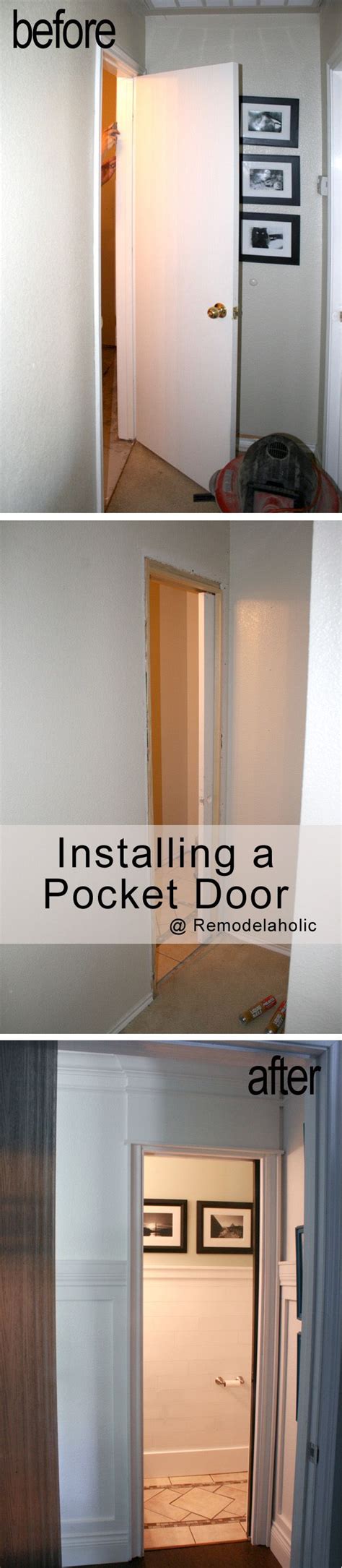 Installing A Pocket Door How To Install A Pocket Door Home Renovation