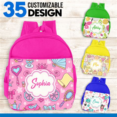 Personalized Kiddie Girly Backpack Changeable Name T Ideas Kiddie