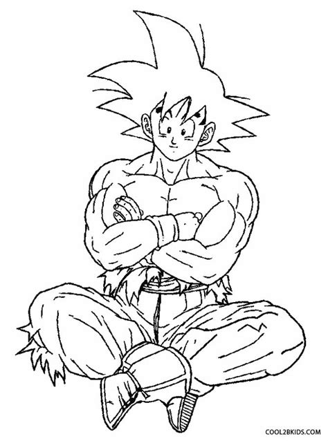 Desenhos De Goku Para Colorir P Ginas Para Impress O Gr Tis