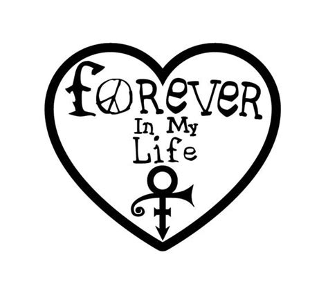 Prince Forever In My Life Decal Free Surprise T With