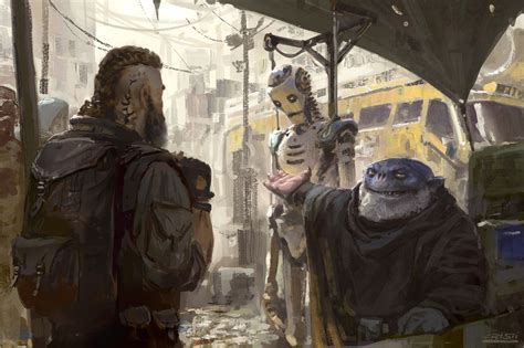 Artstation Droid Market Cristi Balanescu Star Wars Rpg Fantasy