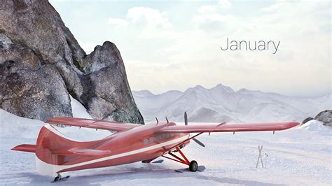 Aero Calendar 2017 On Behance