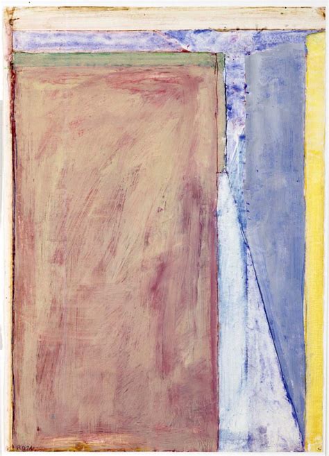 Richard Diebenkorn Three Works On Paper In The Mfah Collection The
