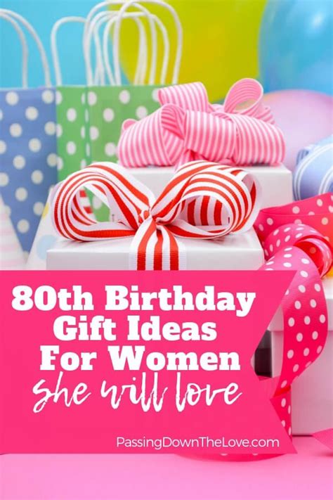 Get her a pretty piece and she'll be so happy for the rest of the year. 80th Birthday Gift Ideas for Her | Birthday gifts for ...