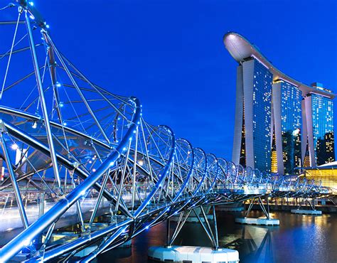 The Helix Bridge Singapore Attractions Big Bus Tours