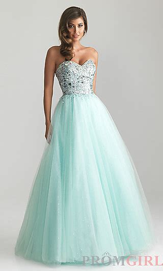 Strapless Ball Gowns Night Moves Princess Prom Dresses Promgirl