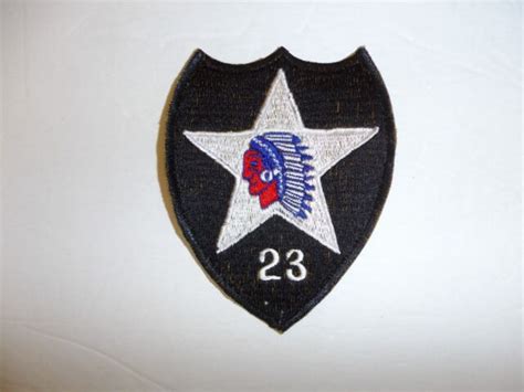 E0604 Ww 2 Korea Us Army 2nd Infantry Division 23rd Regiment Patch