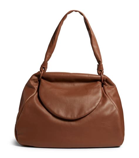 Weekend Max Mara Leather Pasticcino Shoulder Bag Harrods Th