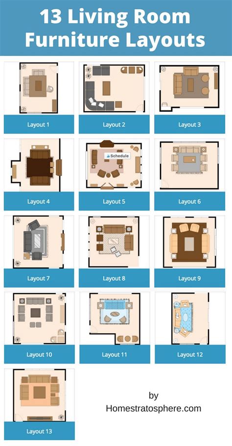 13 Living Room Furniture Layout Examples Floor Plan Illustrations