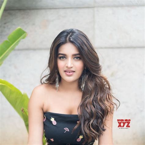 Actress Nidhhi Agerwal Hot Stills In Notch Above Attire Actresses