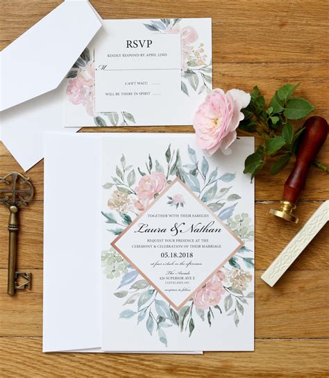 Wedding Invitation Suite The Rosaline Collection Classic Wedding