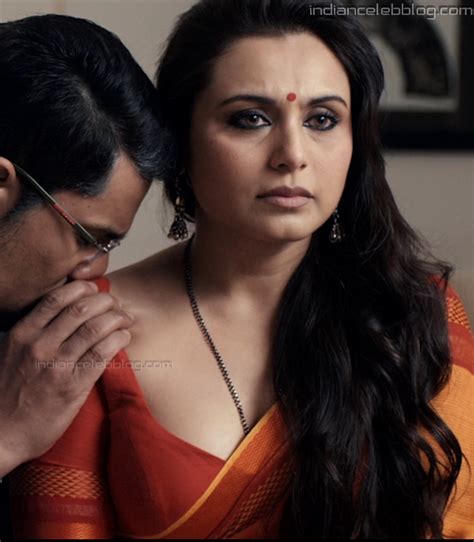 Rani Mukherji Bombay Talkies Sexy Backless Blouse Saree Stills Hd Caps