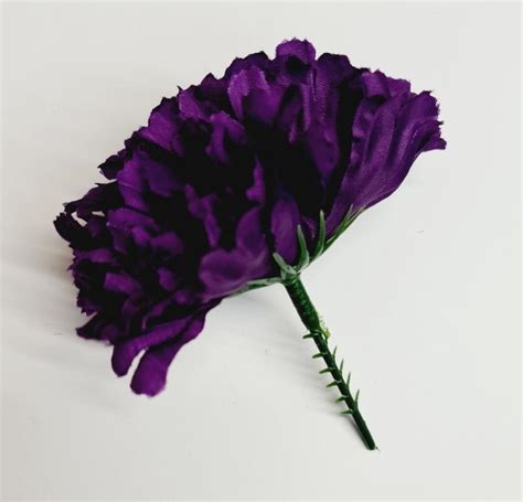 purple carnation picks for floral flower tributes