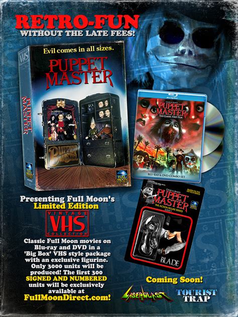 Vintage Vhs Collection 1 Puppet Master Signednumbered