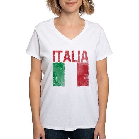 italia italy women s v neck t shirt italia italy shirt