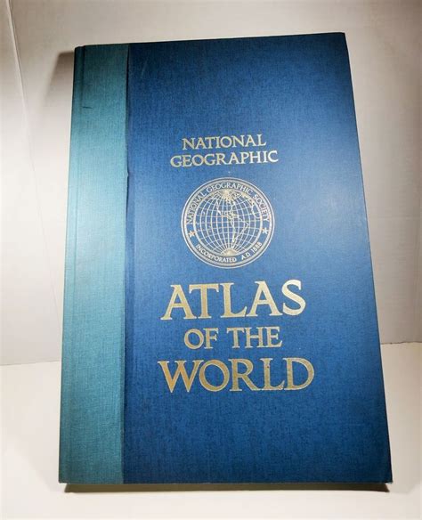 Vintage National Geographic Atlas Of The World 5th Edition 1981