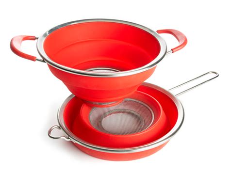 Kitchen sink net strainers crossword heaven. Starfrit Collapsible Silicone Colander