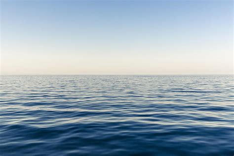 Calm Blue Body Water Daytime Photo Ocean Sea Piqsels