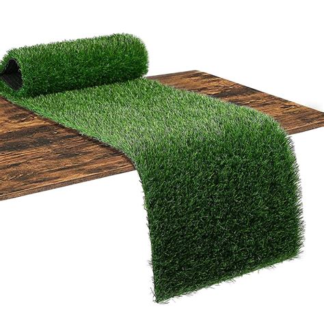 Grass Table Runner 12 X 35 Inch Green Artificial Tabletop Decor For