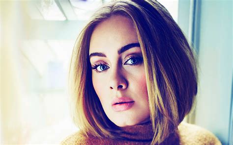 Download Wallpapers Adele 4k British Singer Portrait Beautiful