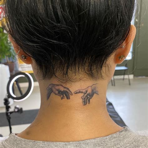 Back Of Neck Tattoos Women